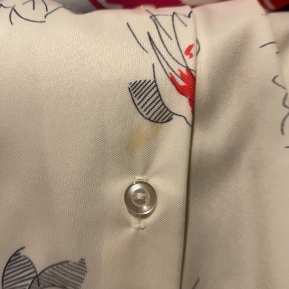 Vintage 70’s Button Down Blouse with Scarf - Picture 6 of 7